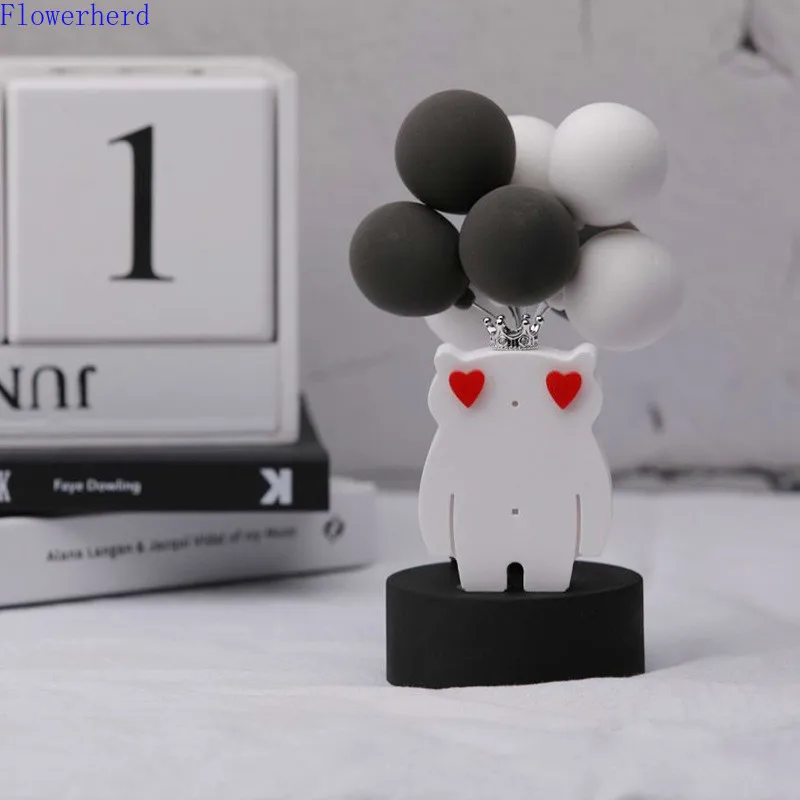 Ароматический гипсовый формочка с четырьмя соединениями простая силиконовая в