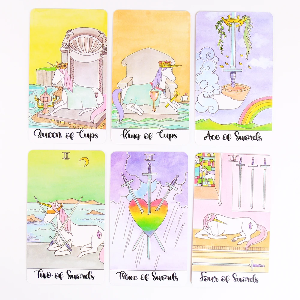 Единорог из горного хрусталя Tarot карты гадание удача игра | Игрушки и хобби