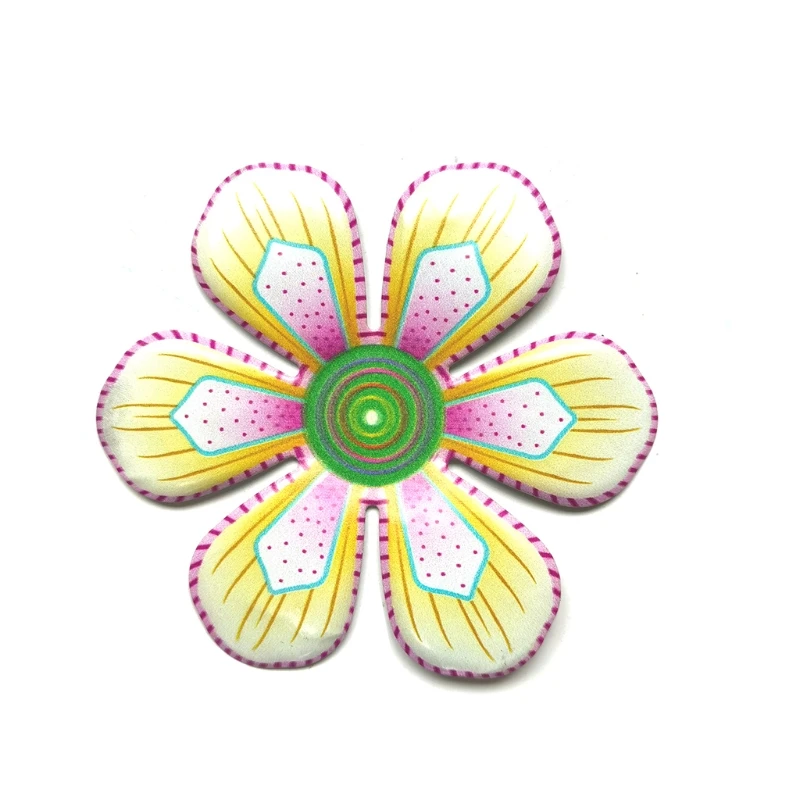 

Metal Flower Wall Art Decoration Vintage Colorful Iron Floral Sculpture Garden Hanging Ornament for Balcony Patio Porch