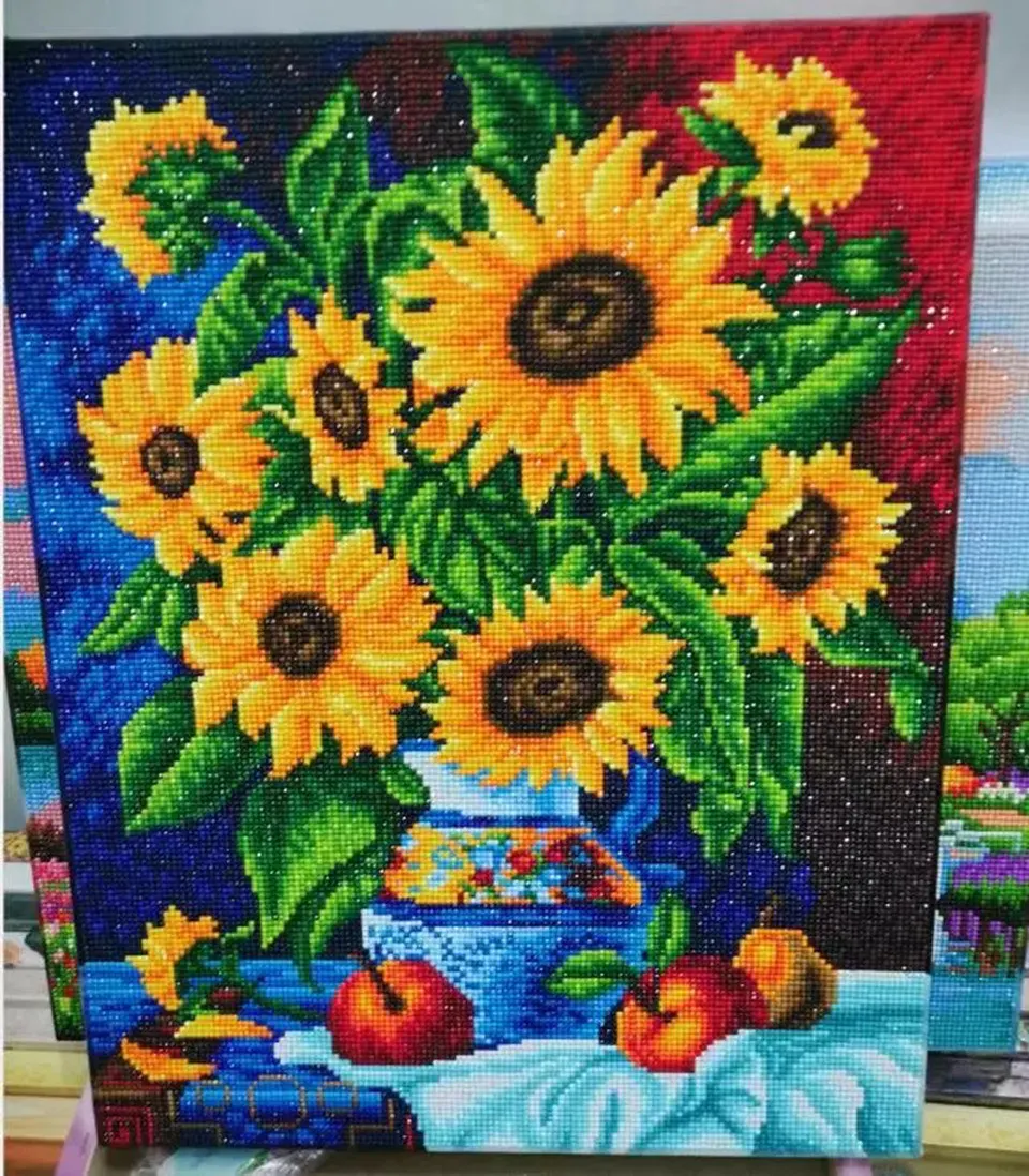 

CCL New All-Round Square 5D DIY Diamond Painting Custom Photo Flower "Sunflower" 3D Embroidery Cross stitch Home Decoration Gift