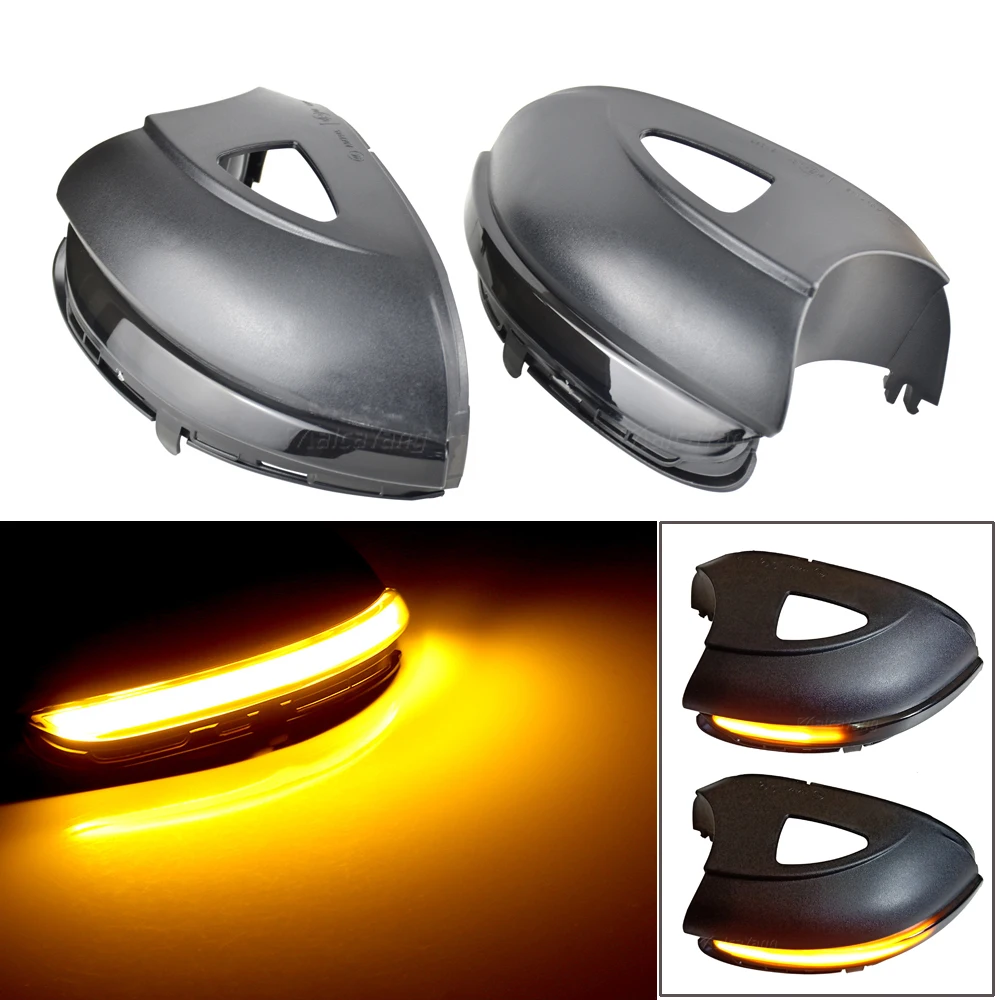 

2 pieces For VW Golf MK6 GTI 6 R line Touran Dynamic Blinker Side Mirror Indicator LED Turn Signal Light