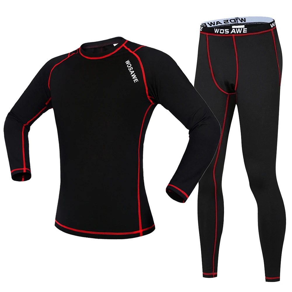 

Winter Cycling skin jersey sets Men Thermal Fleece Windbreaker Breathable MTB long sleeve base layer Sweatshirt Bike Choths