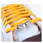 Эластичные шнурки для обуви, круглые шнурки без завязывания, застежки для детей и взрослых, быстрое ленивое шнурок, красочная пряжка в виде капсулы