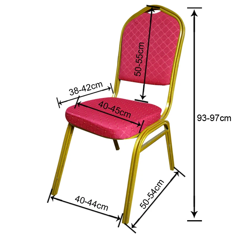 50/100 шт./лот плюшевая ткань сплошной цвет крышка стула стул для столовой протектор