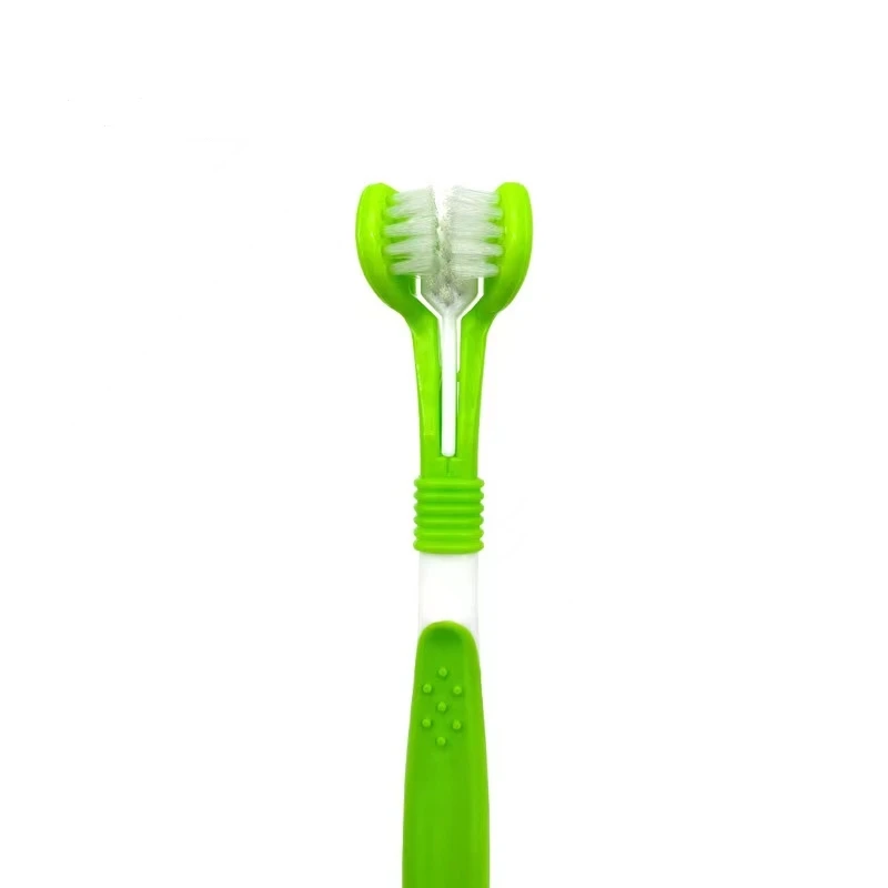 

Pet Supplies Dog Three-Headed Toothbrush Mouth Cleaner Available For Small Medium Large Dogs