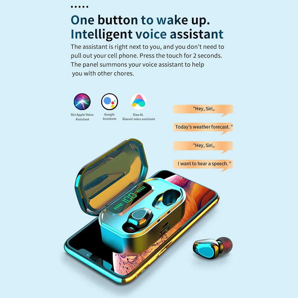 Bluetooth 5 0 гарнитура TWS беспроводные наушники мини стерео 2020|Наушники и гарнитуры| |