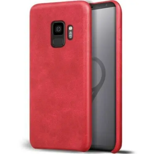 

PU Leather Hard Cover Cell Phone Protective Case Back Cover Case Slim Matte