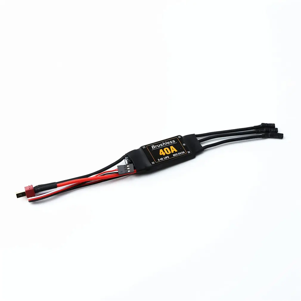 Контроллер скорости 40A бесщеточный Дрон ESC Вертолет FPV запчасти мультикоптеры
