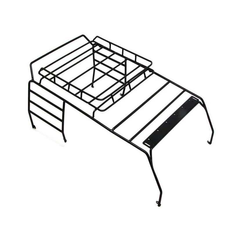 Прочный 5 двери JK Wrangler Чемодан стойки для RC автомобиль металлический багажник на