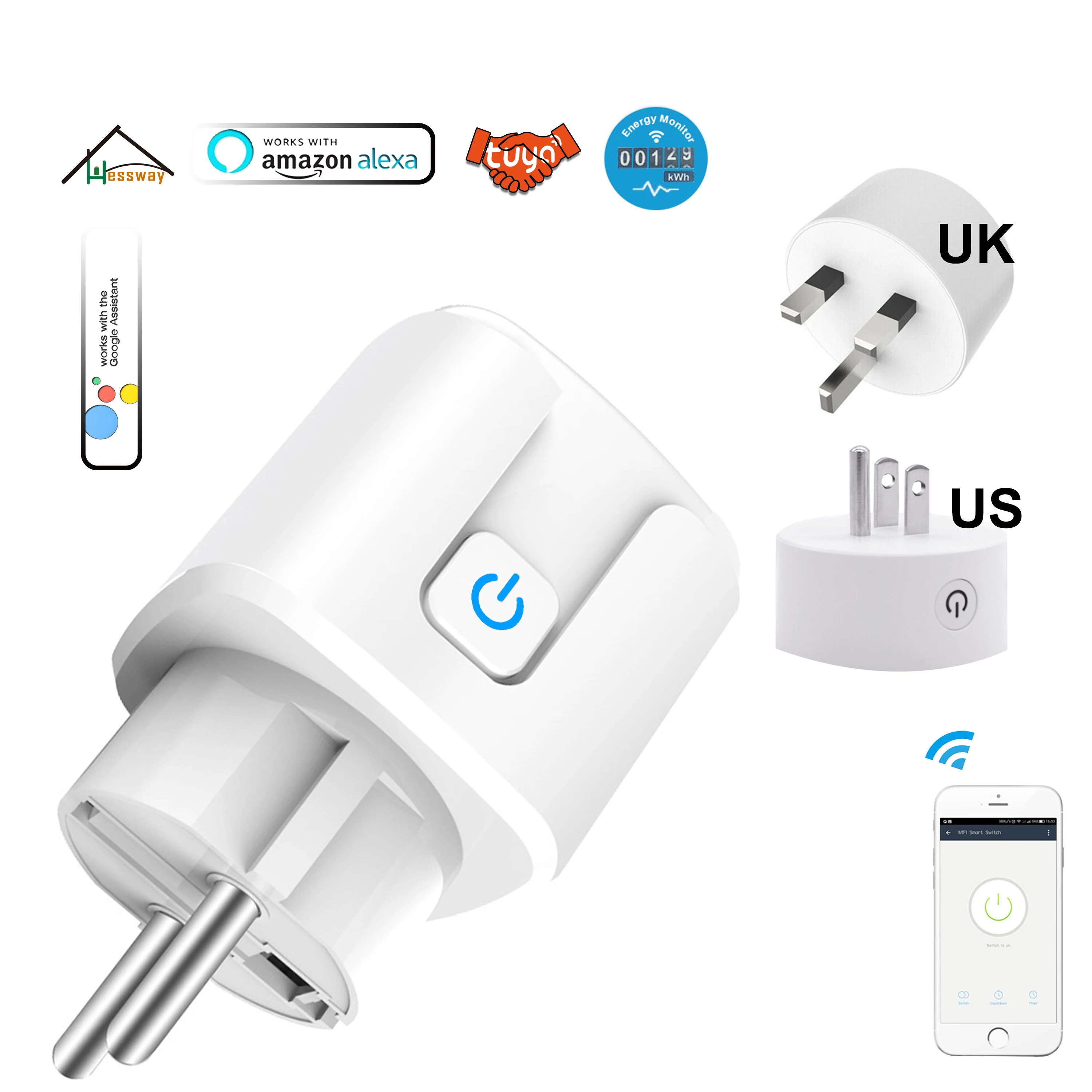 Мощность энергии Monito wifi smart plug Мини Переключатель Розетка для лампы шнур Функция
