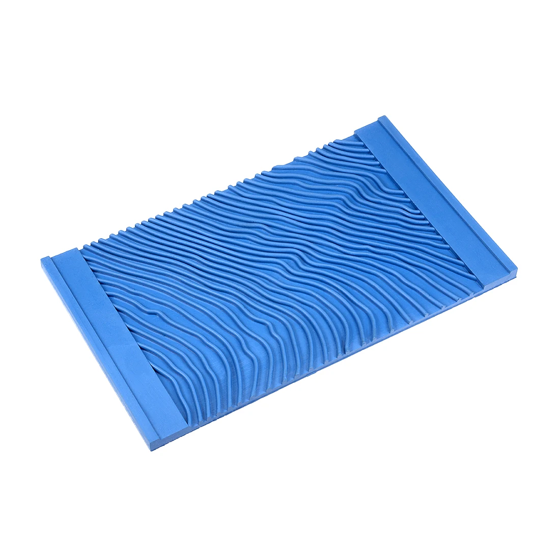 

uxcell 1PCS Wood Grain Tool Rubber Square Graining Pattern Stamp Wall Paint Decoration Blue