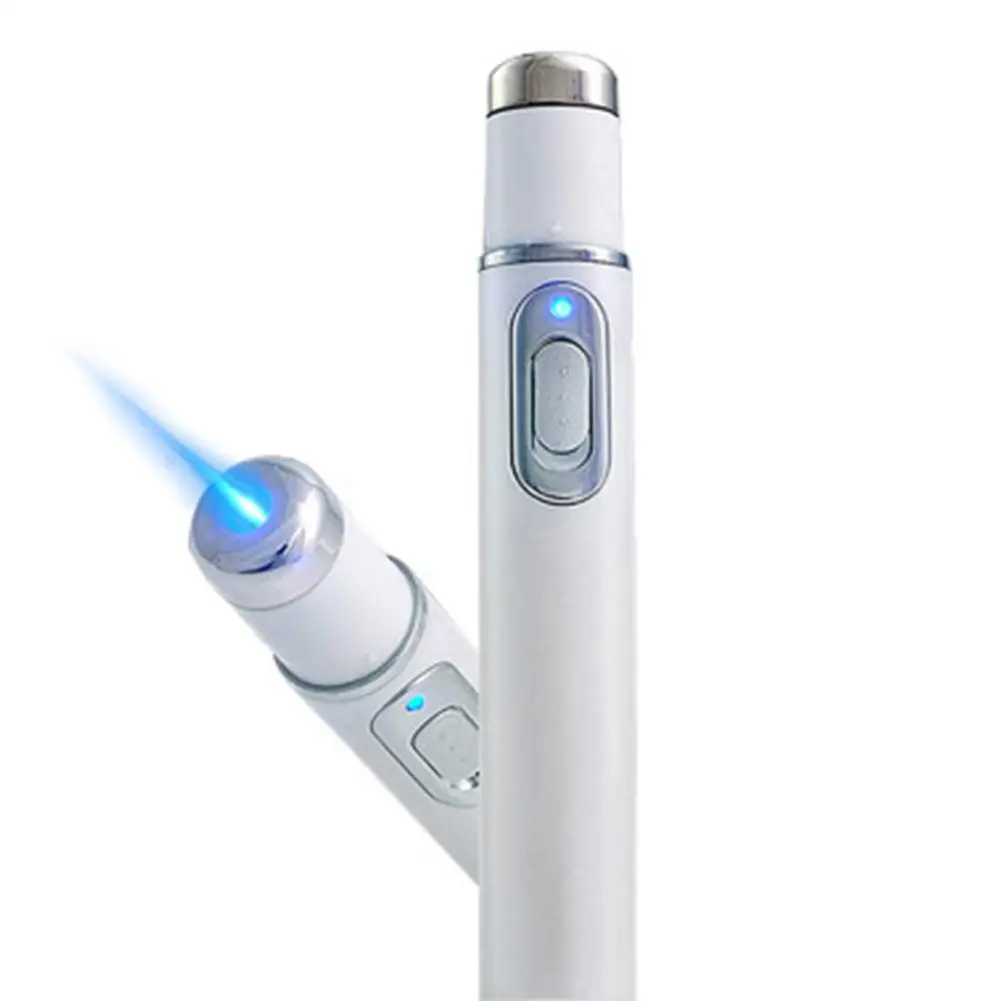 HobbyLane Blu-ray Acne Removing Blue Light Pen Scar Removal Anti Wrinkle Aging Therapy Beauty Device Face Machine Hot | Красота и