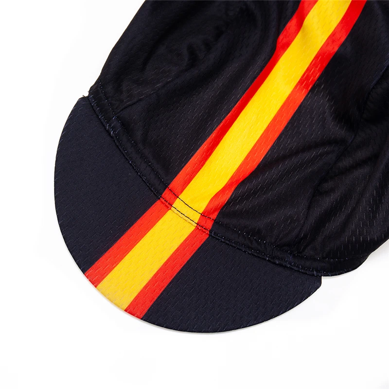 Велосипедная Кепка с испанским флагом дышащая велосипедная шапка