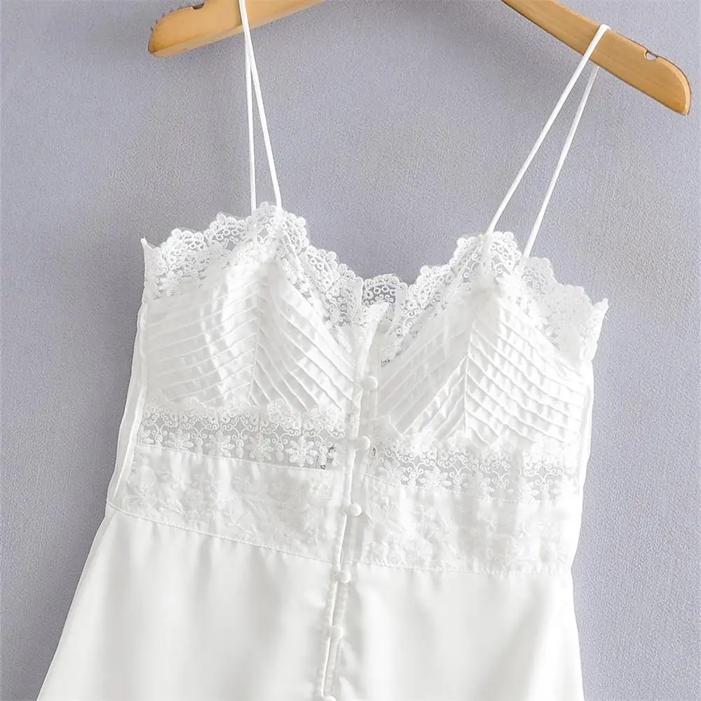 Женская одежда Za Новинка осени 2019 кружевное шелковое нижнее белье на бретельках