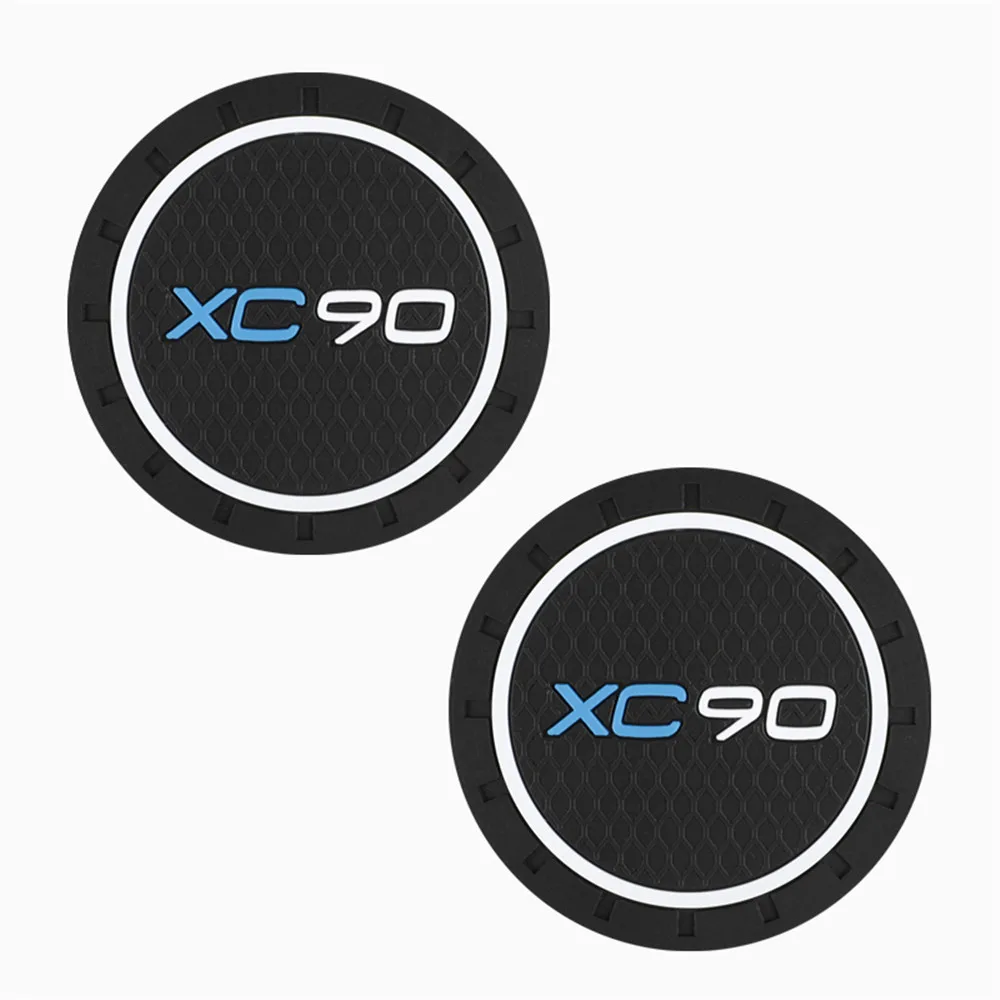 2 шт. автомобильные Нескользящие Коврики Для Стакана Воды Volvo XC90 | Автомобили и