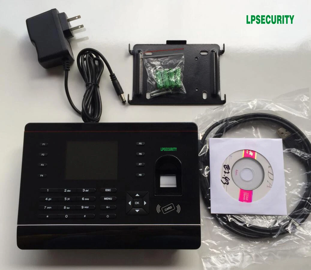 Многофункциональная Проверка времени (карта + отпечаток пальца пароль)