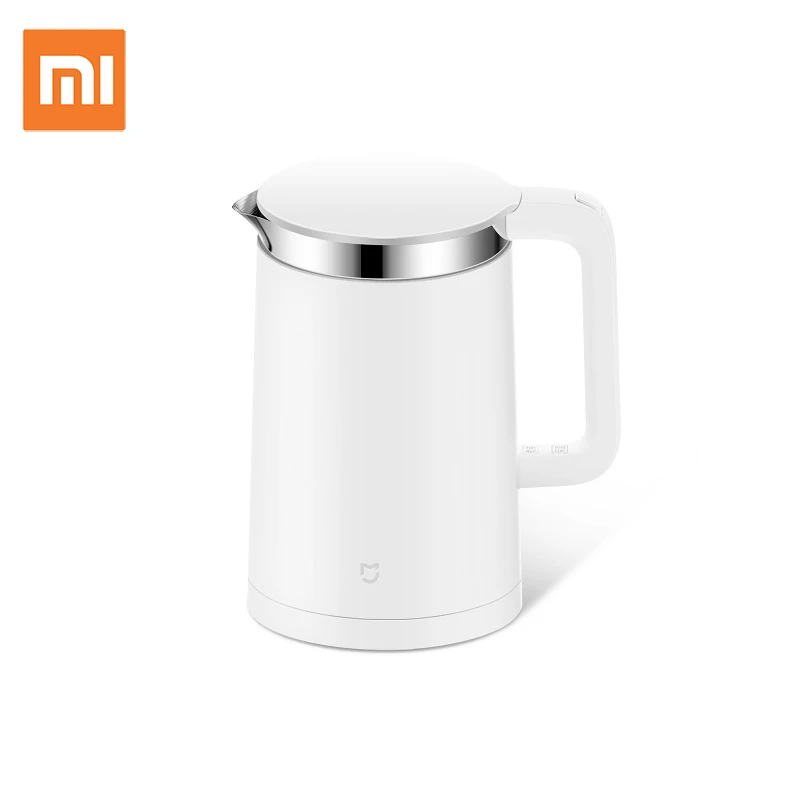Красный Xiaomi умный постоянный Электрический чайник контроль воды 1.5L Теплоизоляция чайник поддержка для управления мобильным приложением - Цвет: Красный