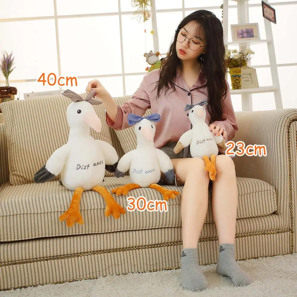 Мультяшная Чайка плюшевые игрушки кукла милая мягкая Набивная игрушка подушка