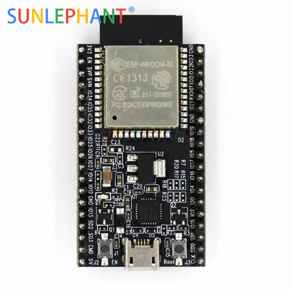 

Официальная макетная плата DOIT ESP32 с Wi-Fi и Bluetooth, сверхнизкое энергопотребление, два ядра, Φ ESP 32, аналогична ESP8266