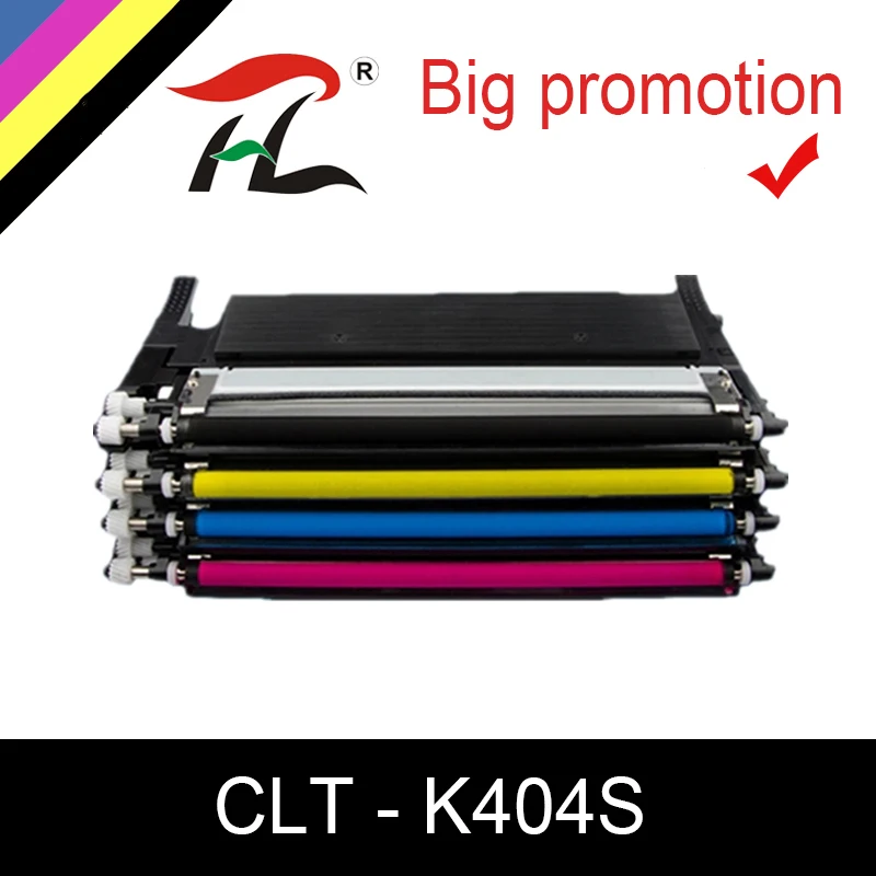 HTL тонер картридж CLT K404S M404S C404S Y404S 404S совместимый для Samsung C430W C433W C480 C480FN C480FW C480W