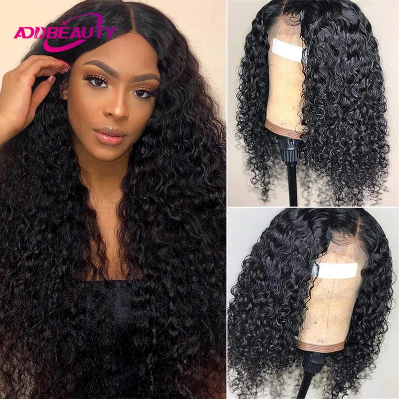 

Water Wave Virgin Human Hair Wig 5x5 HD Transparent Lace Closure Wig 13x4 Lace Frontal Wigs for Women Natural Color Pre Plucked