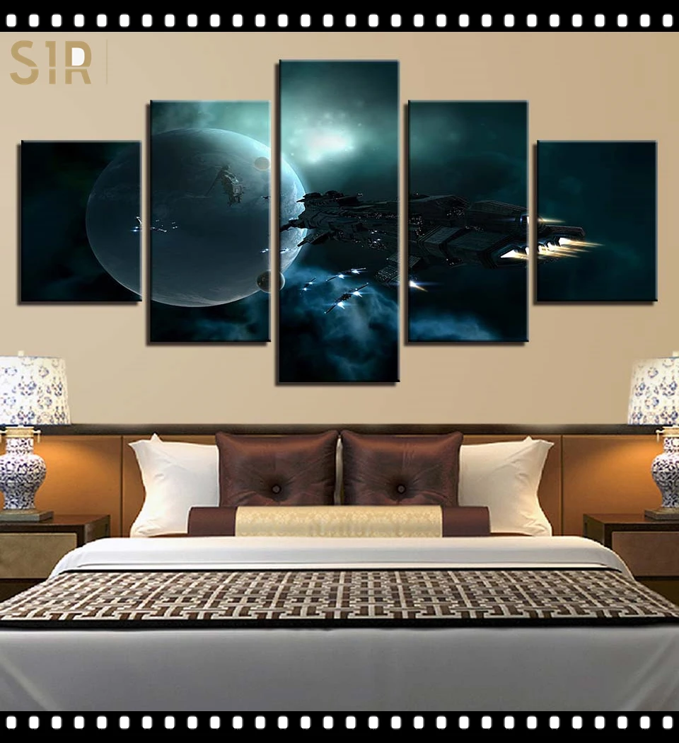 

Star War Decorations for 5 Part Movie HD Poster Living Room Decoration Room Decor Anime Wall Art Star War Poster Wall Decor