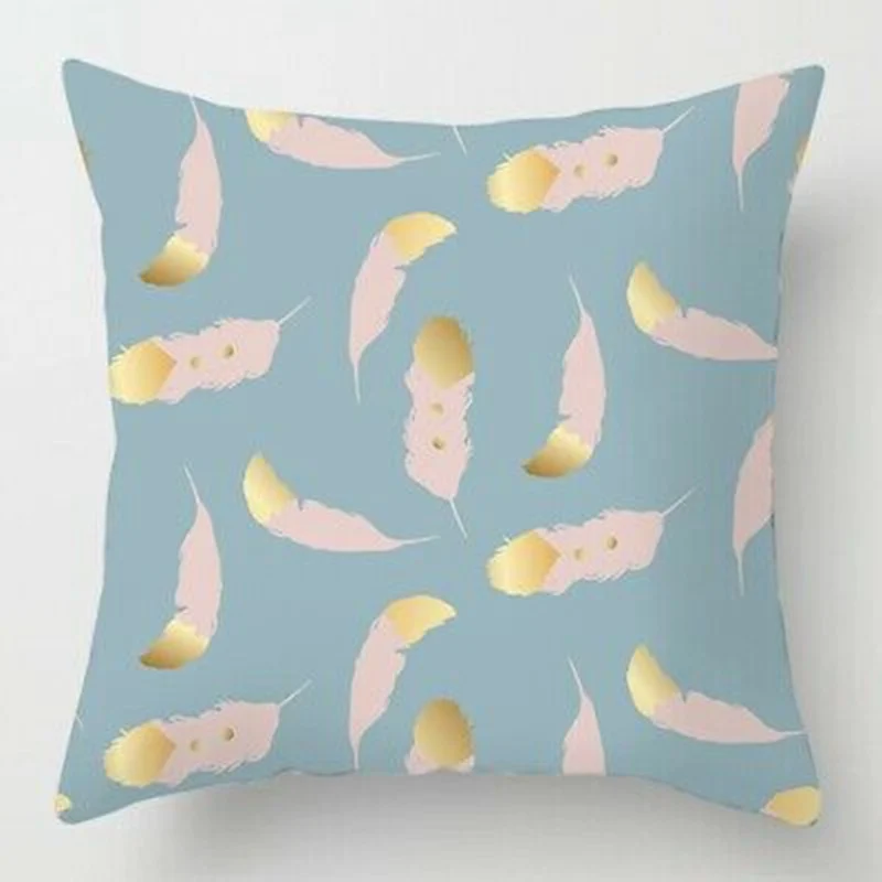 Синие наволочки в скандинавском стиле 18 дюймов домашний декор на диванные