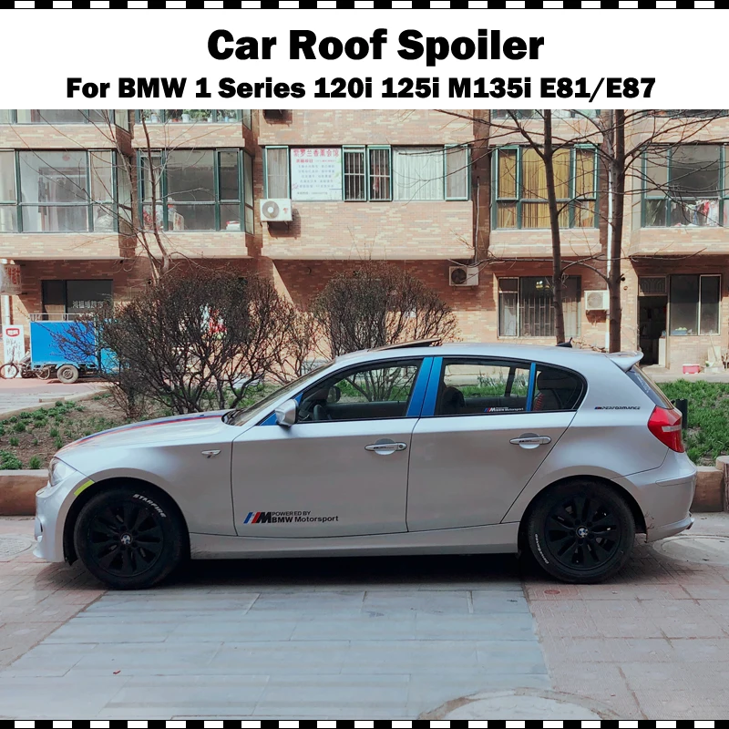 Автомобильный спойлер из стекловолокна на крышу для хэтчбека BMW 1 серии E87 120i 130i 135i