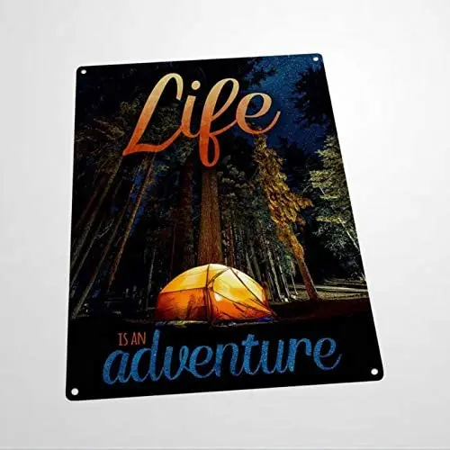 

Алюминиевый металлический знак Life is Adventure для отпуска на заказ