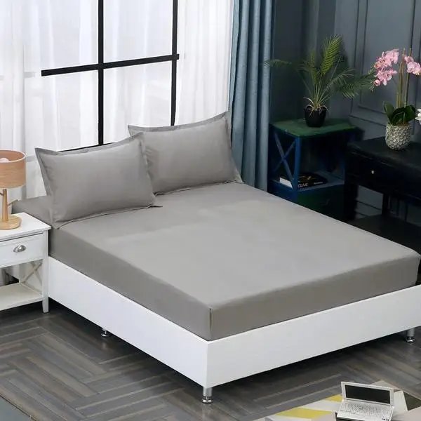 Оптовая продажа 3 шт. простыня + 2 наволочка полиэстер/хлопковый матрац чехол с