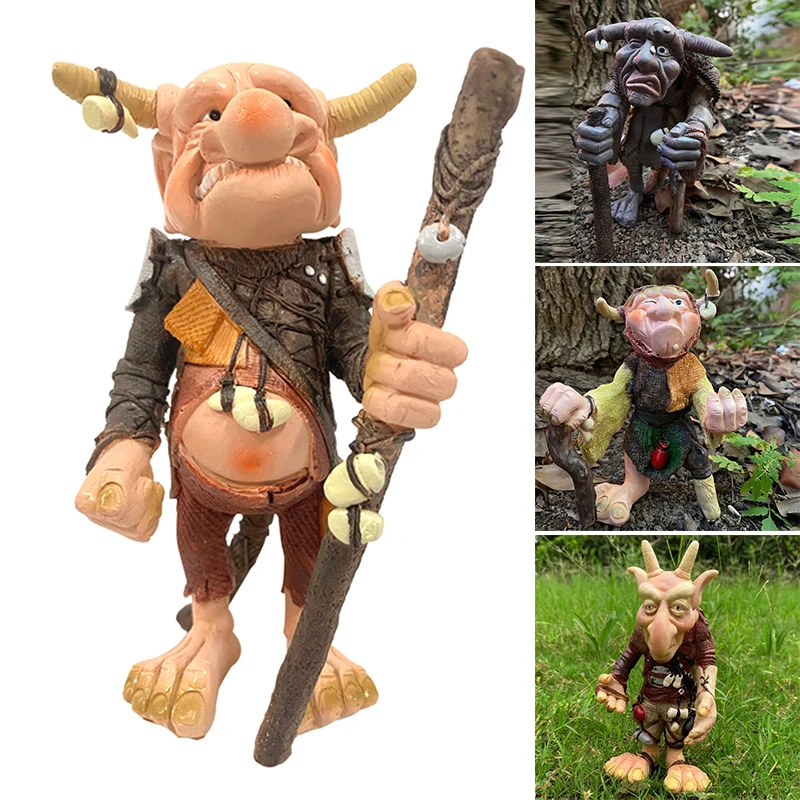 

1PC Creative Funny Mini Resin Figurines Garden Decoration Personalized Statue Desk Outdoor Indoor Sculpture Decor