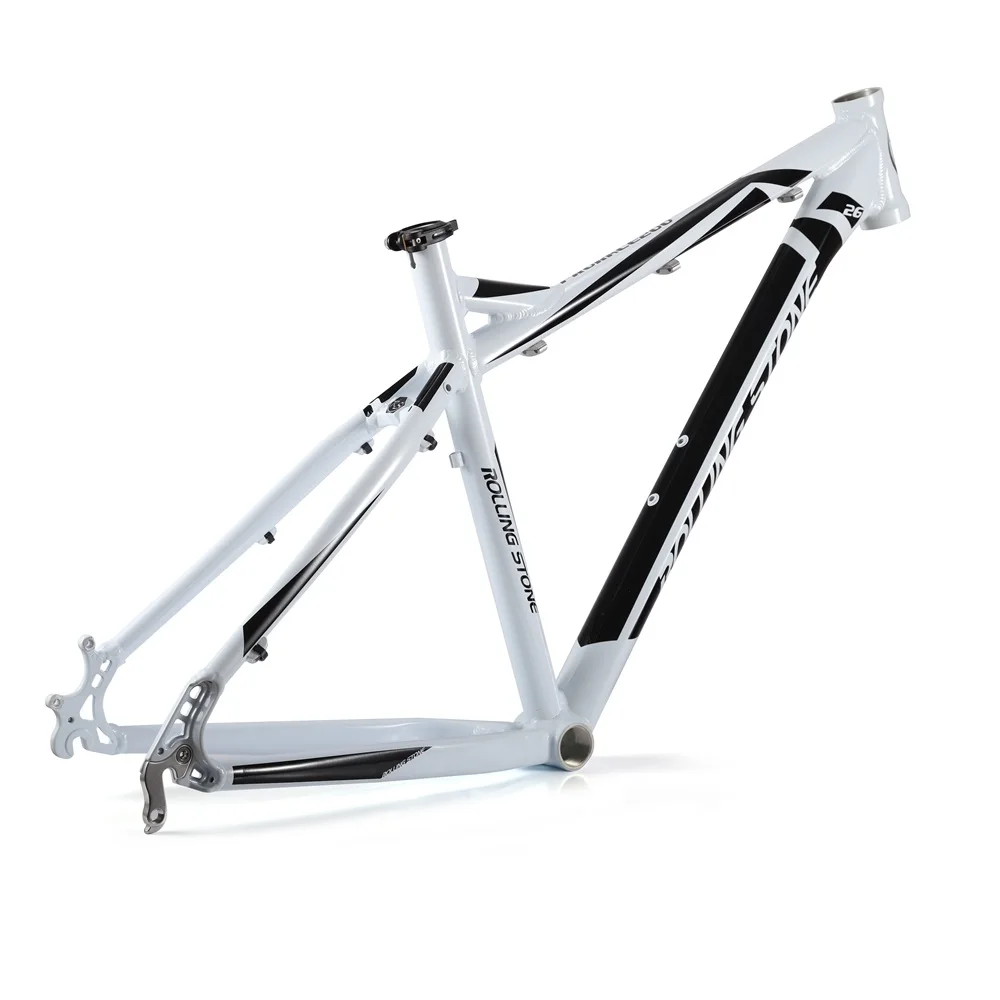 Новый сплав Rolling Stone 26 &quotMTB Frame Pro Race 200 18 5&quot дисковый тормоз белый/черный | Спорт и