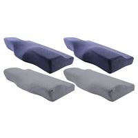 4 pieces breathable neck pillow cushion support women sleep bed pillow