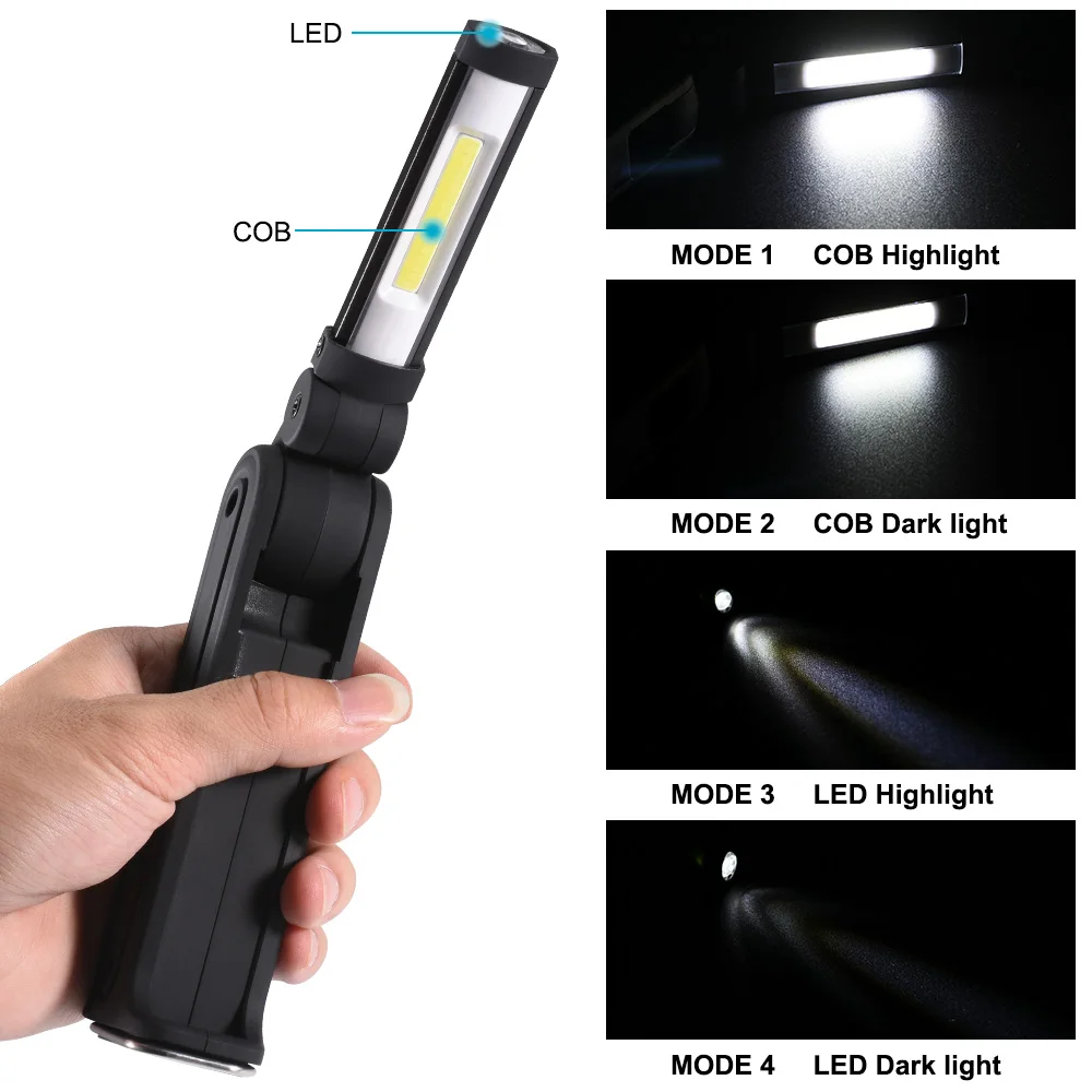 Cob Магнитный рабочий светильник с usb-зарядкой портативный светодиодный со
