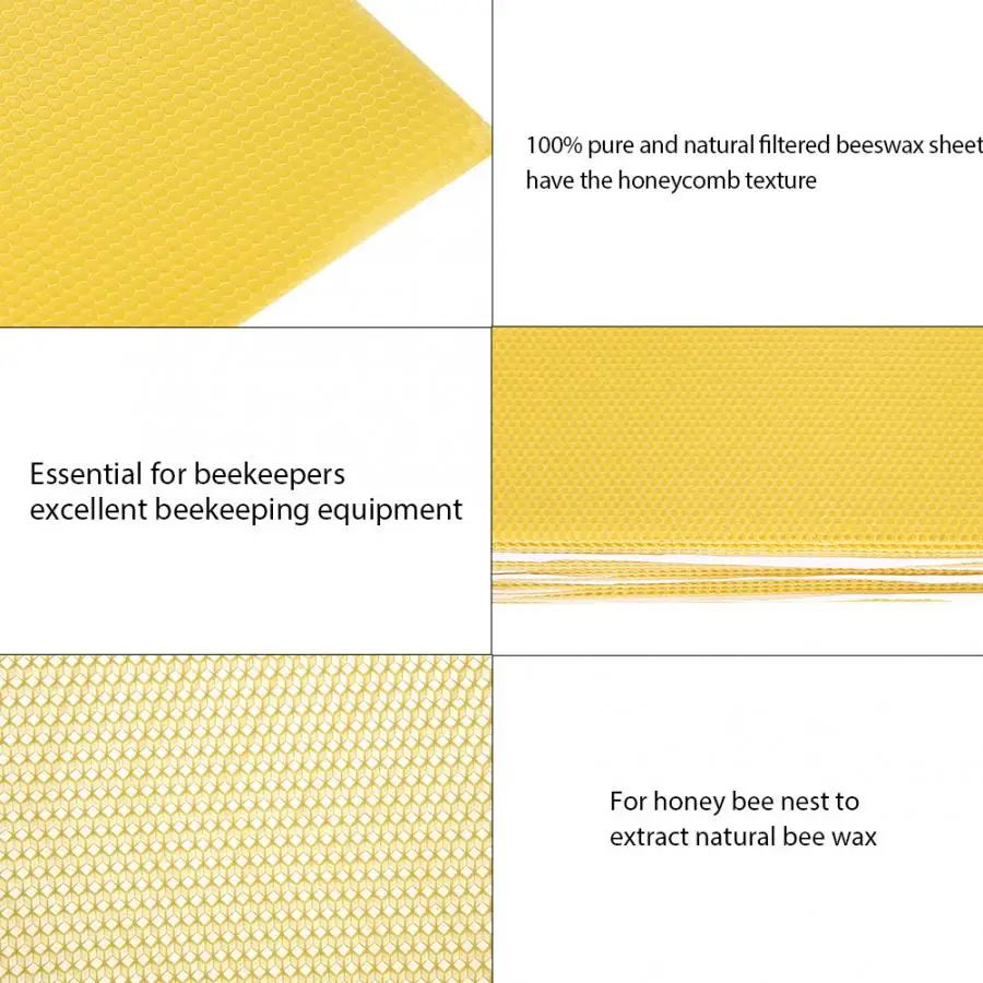 30 шт. Пчеловодство гнездо коробка основа пчелиный воск сотовые листы инструменты