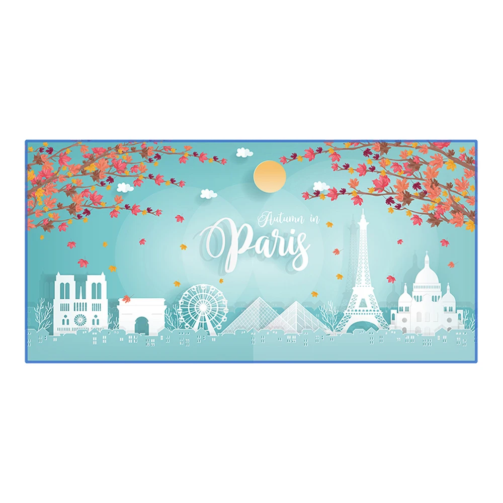 Пляжное полотенце в форме ориентира с принтом Летний Пляжный коврик дерева