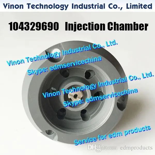 

104329690 edm Injection Chamber Lower C304 Ø70x44Lmm for ROBOFIL 300,310,500,510,240,440. Charmilles 432.905, 100432905, 432.969