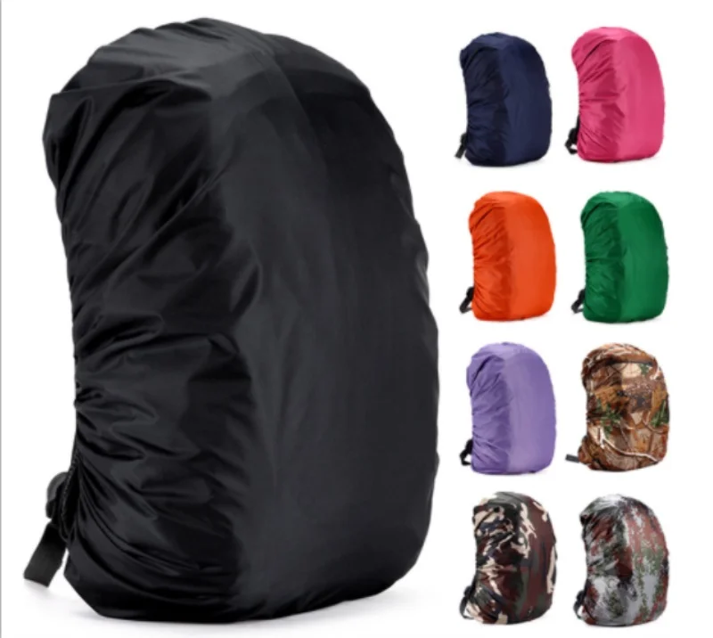 

200Pcs/Lot 35/45L Adjustable Waterproof Dustproof Backpack Rain Cover Portable Ultralight Shoulder Protect Outdoor Tools Hiking