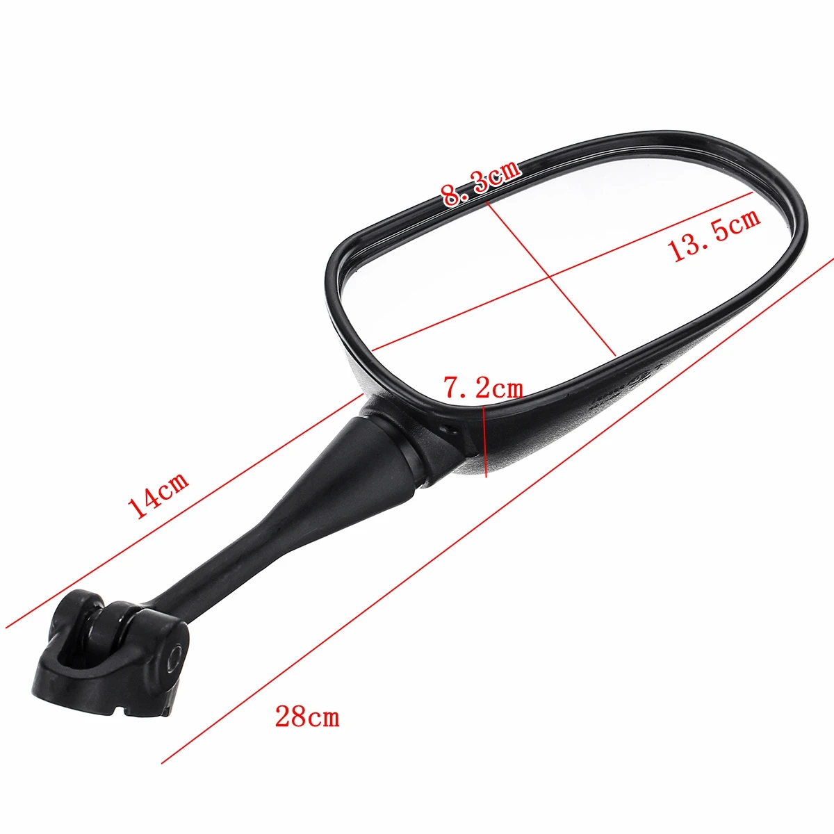 

2X 18mm Motorcycle Rearview Rear View Mirrors Glass Back Side Mirror Right Left For Honda CBR600 CBR600RR CBR1000 CBR1000RR