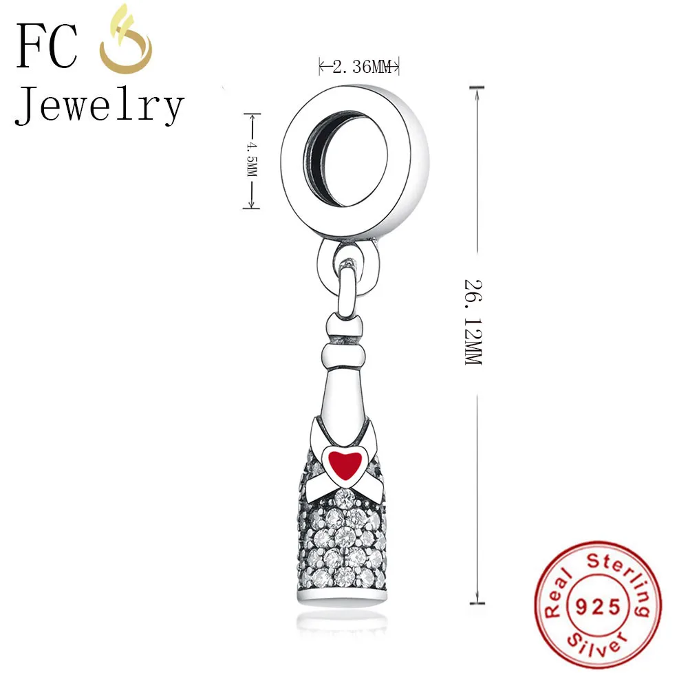 FC ювелирные изделия подходят оригинальный бренд Шарм браслет 925 стерлингового