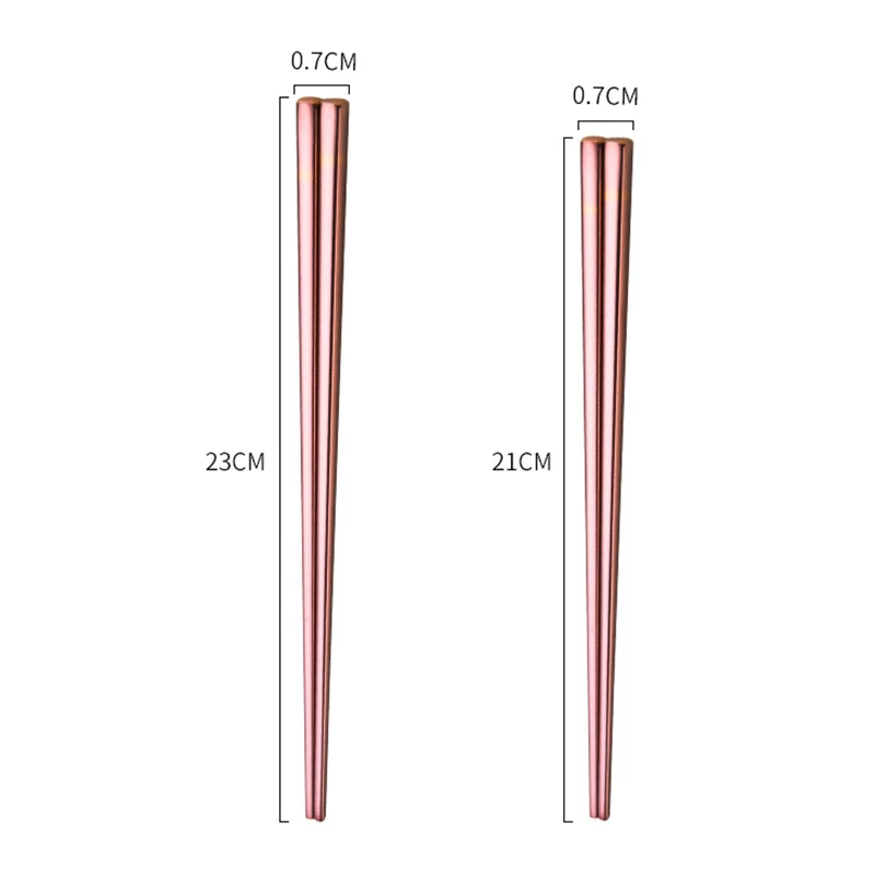 

Colorful Stainless Chopsticks Metal Anti Scald Kitchen Tableware Suitable for Wedding Party Festival Occasions Kitchen Tools