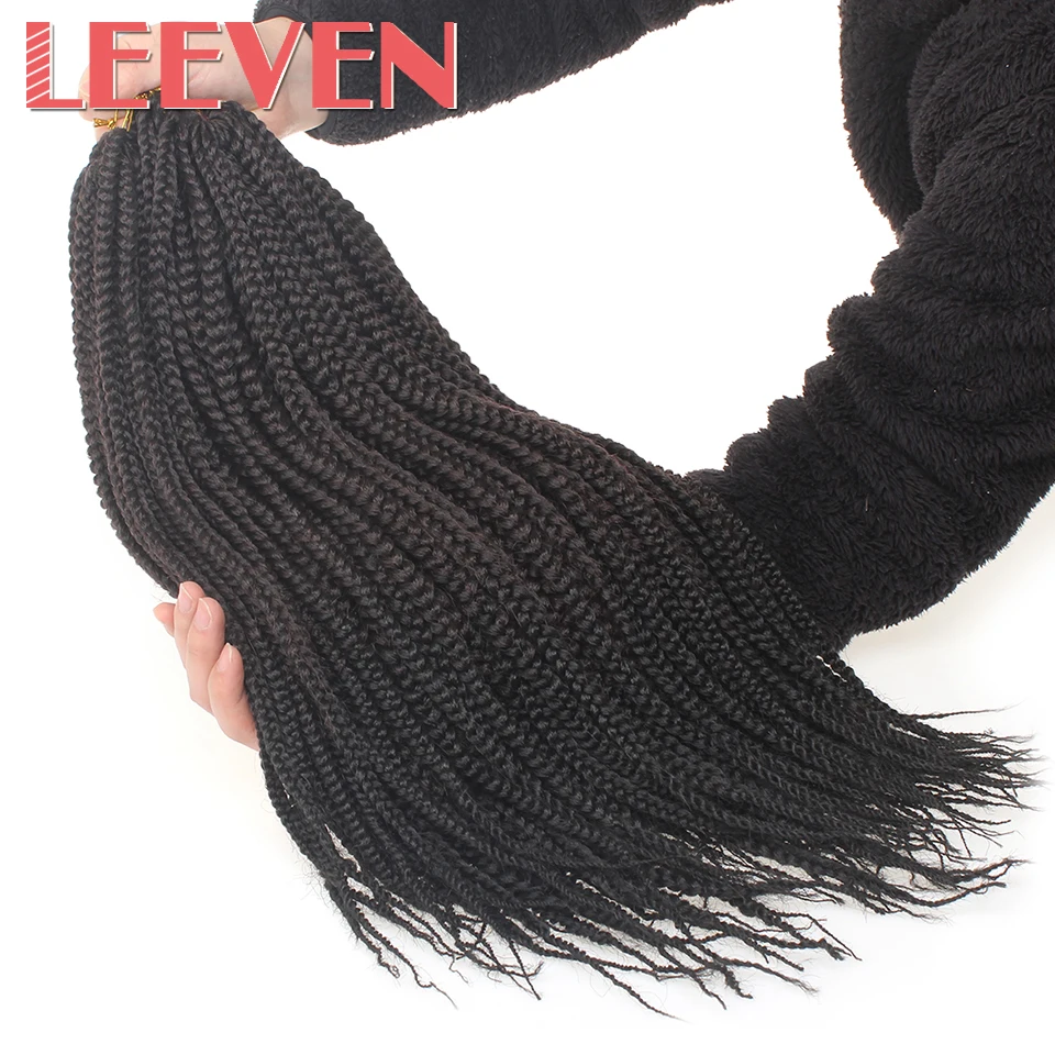 Leeven Box косички для волос 22 дюйма 20 прядей/упаковка синтетические наращивания