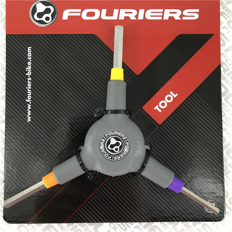 Шестигранный ключ для велосипеда FOURIERS шестигранный 65 мм 80 велосипедов 3 типа Y