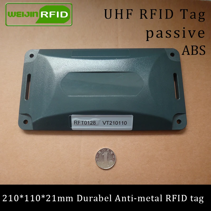 Антиметаллическая метка UHF RFID 915 м 868 Alien H3 210*110*21 мм EPC Gen2 6C прочные ABS очень длинные