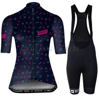 morvelo summer new team short sleeve cycling jersey women bib shorts set clothes ropa ciclismo bicycle clothing gel pad