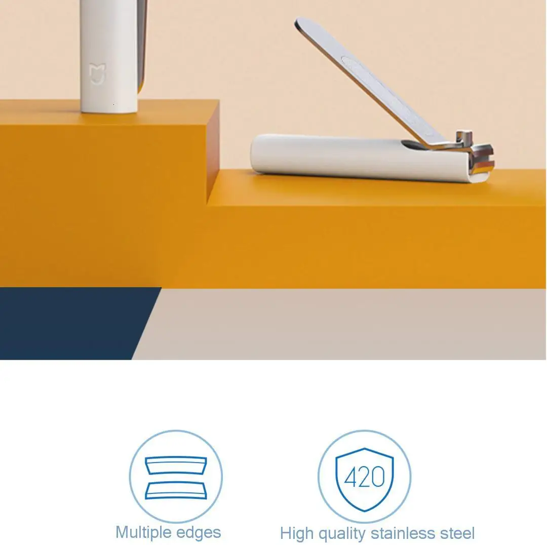 Xiaomi Mijia plash Proof машинка для стрижки ногтей Xio Mijia Defense Spatter Nail knife 420 нержавеющая сталь для красоты ногтей