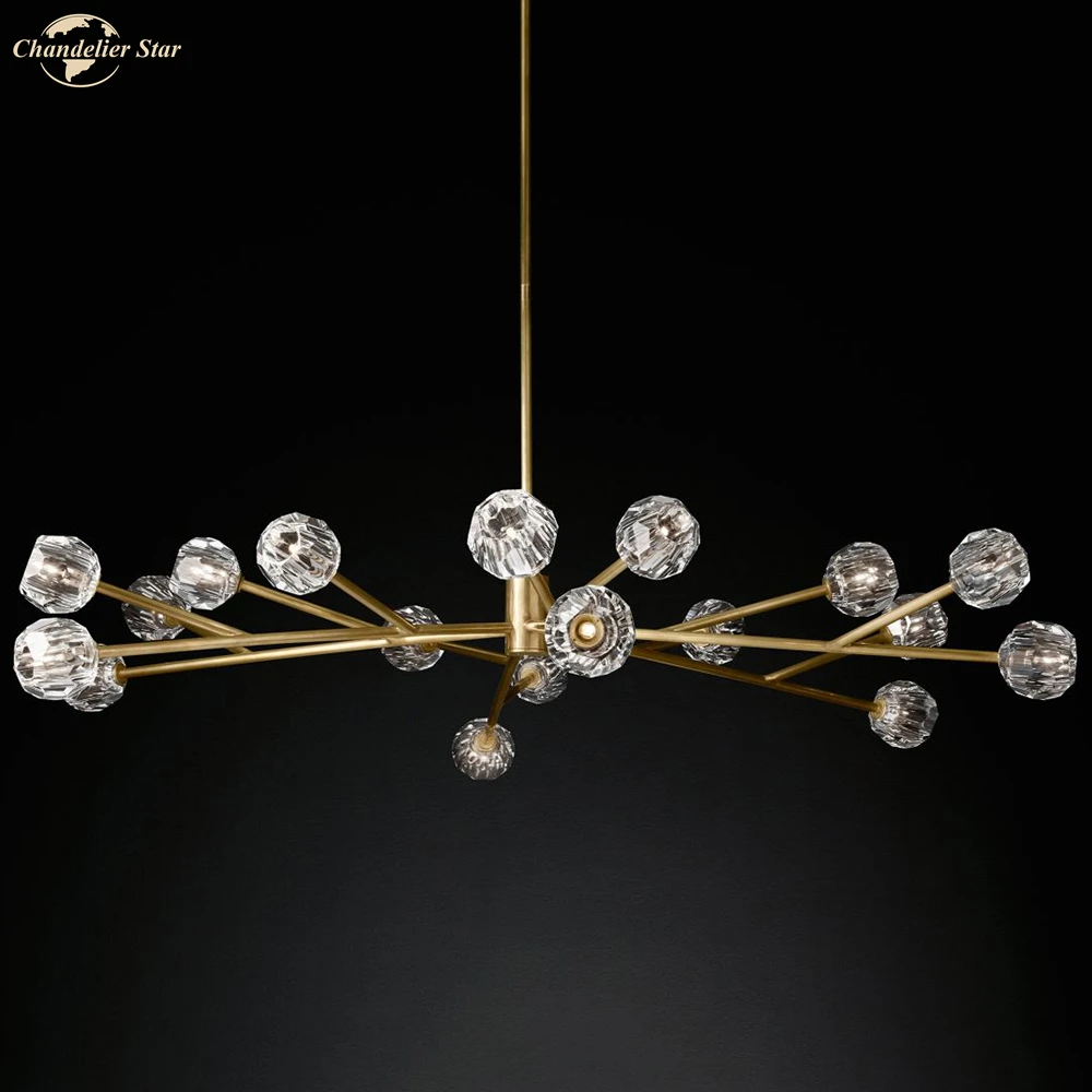 Светодиодные люстры современные светильники с кристаллами в виде ветвей дерева