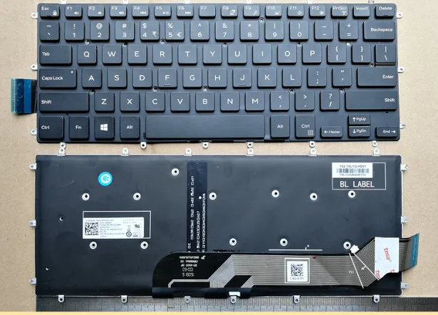 Новая клавиатура с подсветкой для ноутбука DELL 7000 Inspiron 5370 7370 7380 7580 7570 | Компьютеры и