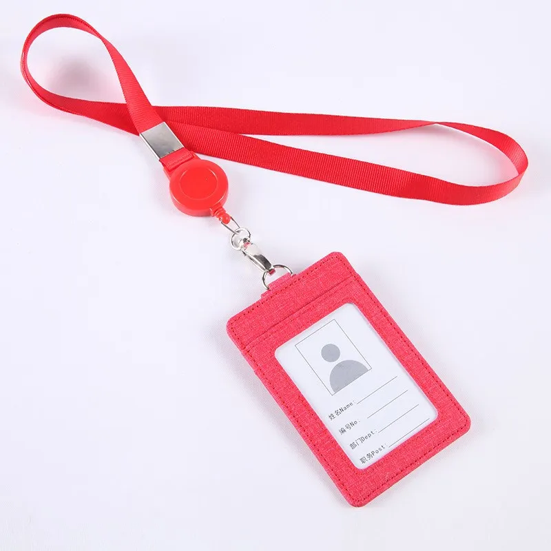 

Lanyard ID Badge Holder with Lanyard Card Holder Lanyard ID Card Holder Business Card Holder For Bank Cards Pass Cover Badges