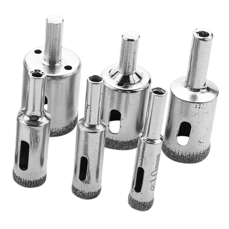 

15Pcs 3-50mm Drill Bit Hole Saw Cutter Tool Glass Marble Ceramic